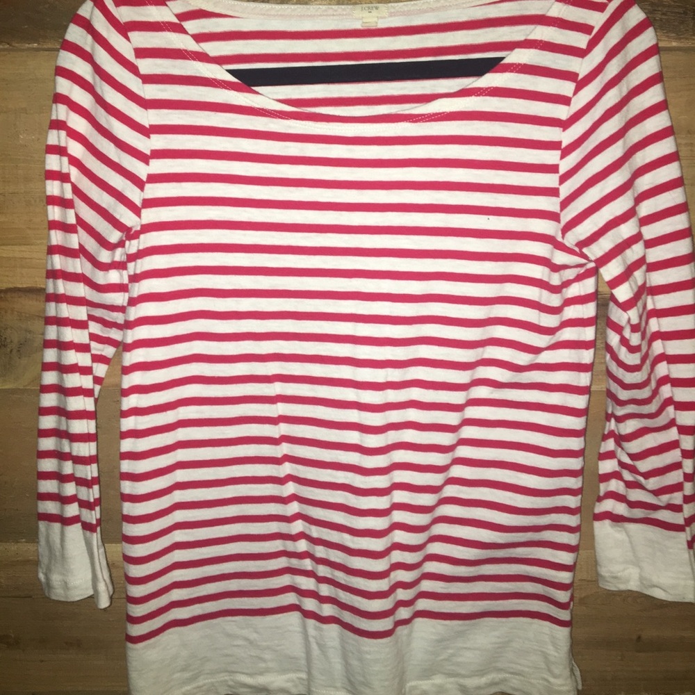 J Crew striped long sleeve